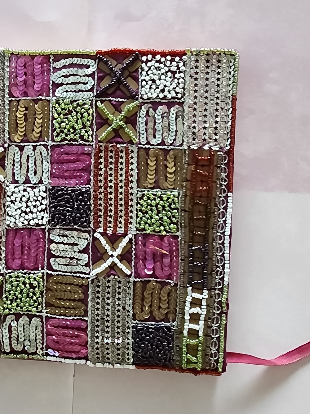 Barnes & Noble Textured Hardback Journal in Magenta and Pink